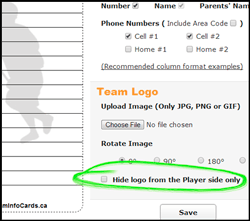 TeamInfoCards - Hide/Show Player side Team logo